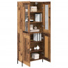 Highboard Montowane na ścianie Stare drewno 69,5 x 34 x 180 cm