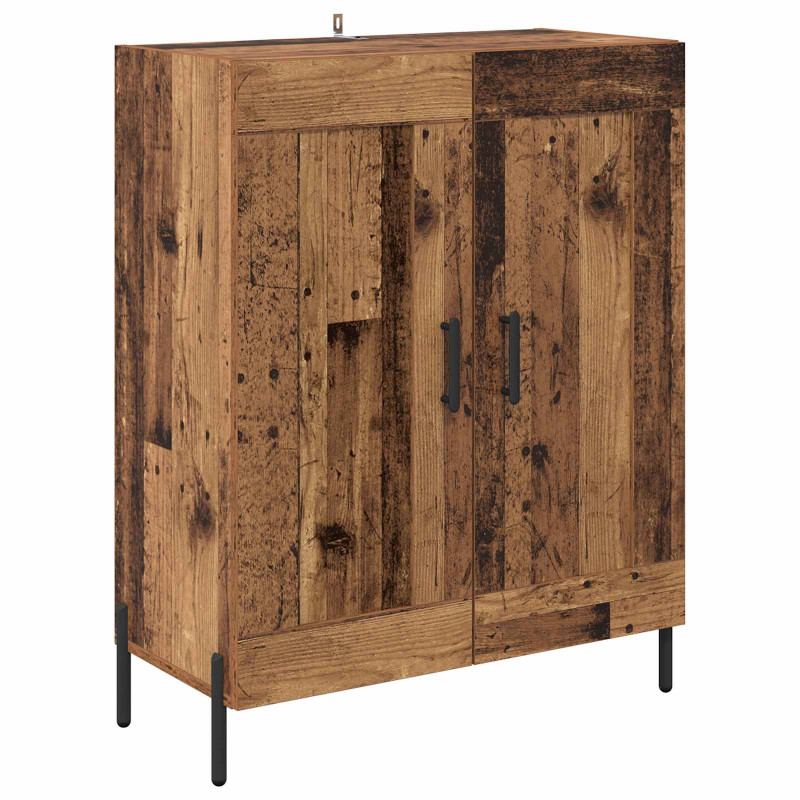 Highboard Montowane na ścianie Stare drewno 69,5 x 34 x 180 cm