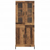Highboard Montowane na ścianie Stare drewno 69,5 x 34 x 180 cm