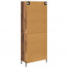 Highboard Montowane na ścianie Stare drewno 69,5 x 34 x 180 cm