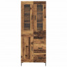 Highboard z szufladą 2 pcs Stare drewno Materiał drewnopochodny