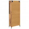 Highboard z szufladą 2 pcs Stare drewno Materiał drewnopochodny