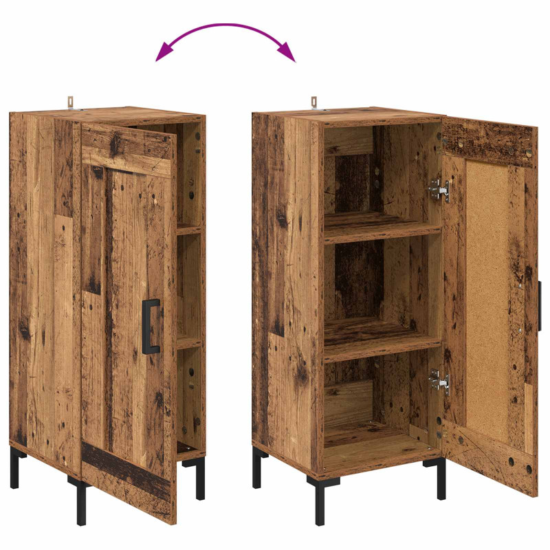 Highboard Stare drewno 69,5 x 34 x 180 cm