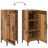 Highboard Stare drewno 69,5 x 34 x 180 cm