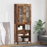 Highboard Montowane na ścianie Stare drewno 69,5 x 34 x 180 cm