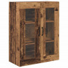 Highboard Montowane na ścianie Stare drewno 69,5 x 34 x 180 cm