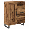 Highboard z szufladą 2 pcs Stare drewno Materiał drewnopochodny
