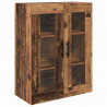 Highboard z szufladą 2 pcs Stare drewno Materiał drewnopochodny