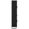 Highboard z szufladą 2 pcs Czarny Dąb 69,5 x 34 x 180 cm