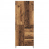 Highboard 2 pcs Stare drewno Drewno inżynieryjne i szkło