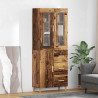 Highboard z szufladą Stare drewno 69,5 x 34 x 180 cm