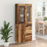 Highboard z szufladą Stare drewno 69,5 x 34 x 180 cm