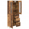 Highboard z szufladą Stare drewno 69,5 x 34 x 180 cm