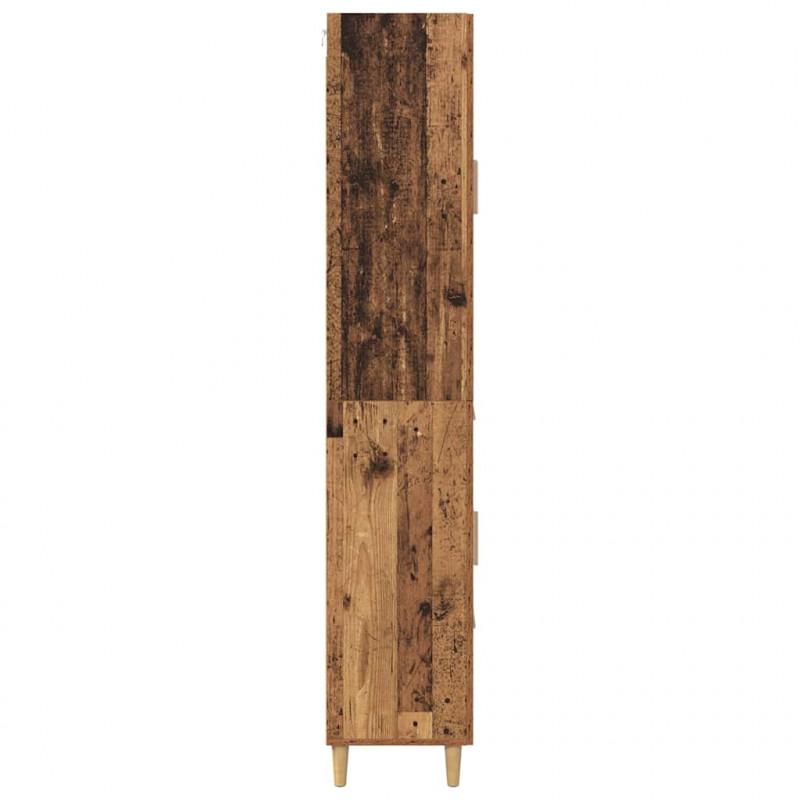Highboard z szufladą Stare drewno 69,5 x 34 x 180 cm