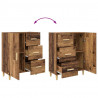 Highboard z szufladą Stare drewno 69,5 x 34 x 180 cm