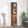 Highboard z szufladą Stare drewno 34,5 x 34 x 180 cm