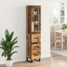 Highboard z szufladą Stare drewno 34,5 x 34 x 180 cm