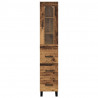 Highboard z szufladą Stare drewno 34,5 x 34 x 180 cm