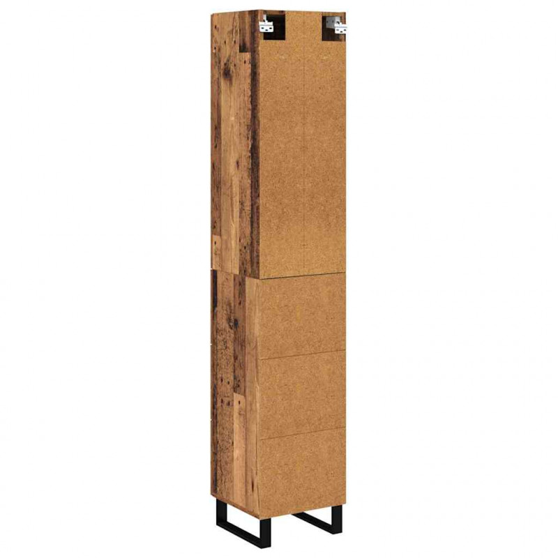 Highboard z szufladą Stare drewno 34,5 x 34 x 180 cm