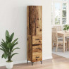 Highboard z szufladą Stare drewno 69,5 x 34 x 180 cm
