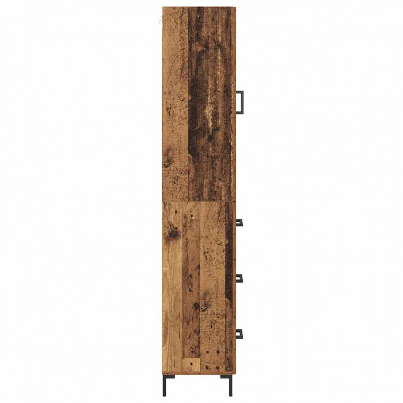 Highboard z szufladą Stare drewno 69,5 x 34 x 180 cm