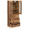 Highboard z szufladą Stare drewno 69,5 x 34 x 180 cm
