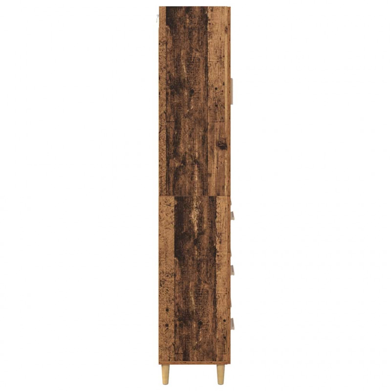 Highboard z szufladą Stare drewno 69,5 x 34 x 180 cm