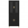 Highboard Czarny Dąb 69,5 x 34 x 180 cm