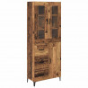 Highboard Montowane na ścianie Stare drewno 69,5 x 34 x 180 cm