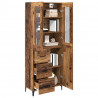 Highboard Montowane na ścianie Stare drewno 69,5 x 34 x 180 cm