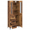 Highboard Montowane na ścianie Stare drewno 69,5 x 34 x 180 cm