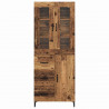 Highboard Montowane na ścianie Stare drewno 69,5 x 34 x 180 cm