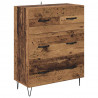 Highboard z szufladą 2 pcs Stare drewno Materiał drewnopochodny