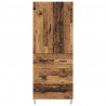 Highboard z szufladą 2 pcs Stare drewno Materiał drewnopochodny