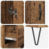 Highboard z szufladą 2 pcs Stare drewno Materiał drewnopochodny