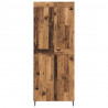 Highboard 2 pcs Stare drewno Materiał drewnopochodny