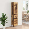 Highboard z szufladą Stare drewno 34,5 x 34 x 180 cm