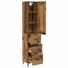 Highboard z szufladą Stare drewno 34,5 x 34 x 180 cm