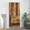 Highboard Montowane na ścianie Stare drewno 69,5 x 34 x 180 cm