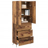 Highboard Montowane na ścianie Stare drewno 69,5 x 34 x 180 cm
