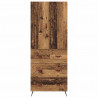 Highboard Montowane na ścianie Stare drewno 69,5 x 34 x 180 cm