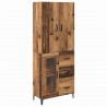 Highboard Montowane na ścianie Stare drewno 69,5 x 34 x 180 cm