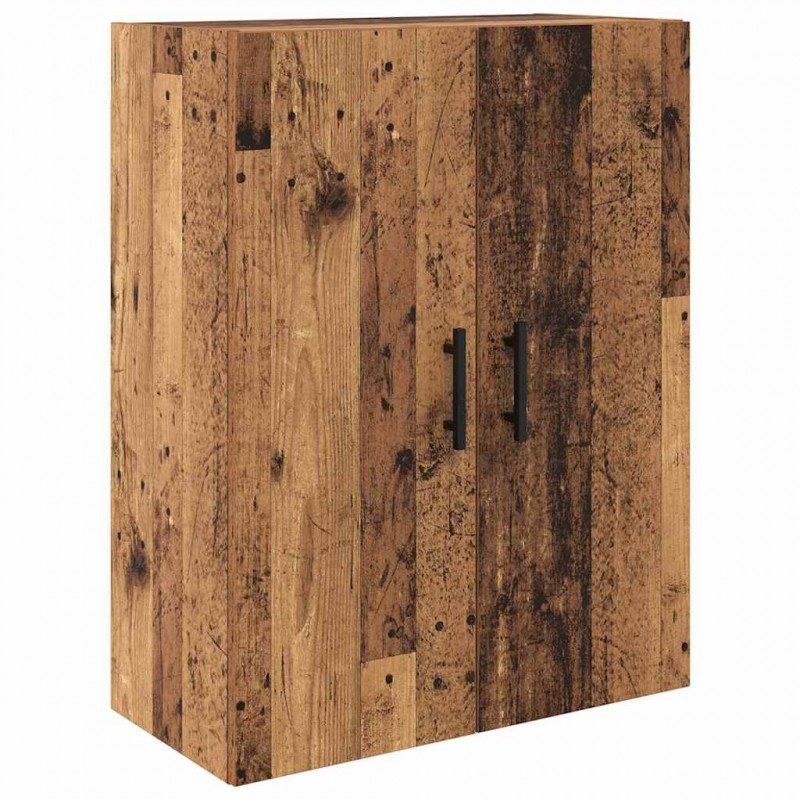 Highboard z szufladą 2 pcs Stare drewno 69,5 x 34 x 180 cm