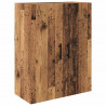 Highboard z szufladą 2 pcs Stare drewno 69,5 x 34 x 180 cm