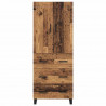 Highboard z szufladą 2 pcs Stare drewno 69,5 x 34 x 180 cm