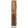 Highboard z szufladą 2 pcs Stare drewno 69,5 x 34 x 180 cm