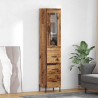 Highboard z szufladą Stare drewno 34,5 x 34 x 180 cm