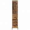Highboard z szufladą Stare drewno 34,5 x 34 x 180 cm