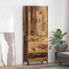 Highboard Montowane na ścianie Stare drewno 69,5 x 34 x 180 cm