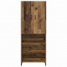 Highboard Montowane na ścianie Stare drewno 69,5 x 34 x 180 cm